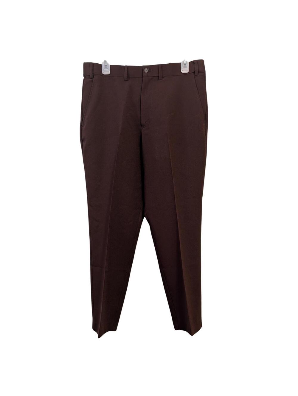 Vintage 90s Haband Fit-Forever Men's Brown Pants – Size 32S – Straight Leg